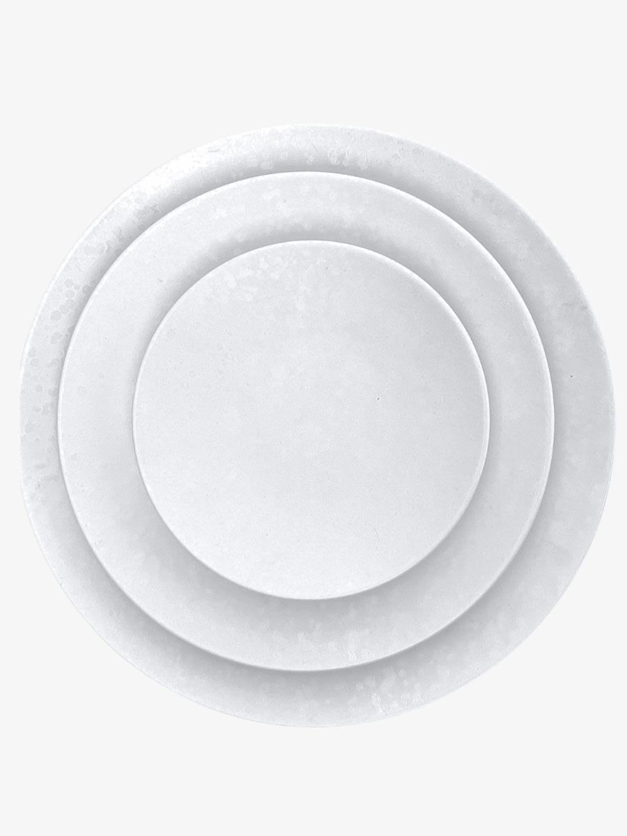 REACTIVE DINNERWARE // SET OF 4 IN WHITE